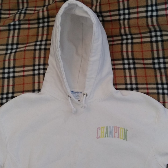 Women's reverse weave pastel Champion hoodie - Picture 2 of 8